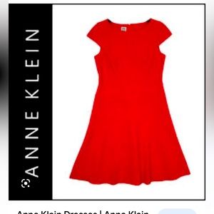 Anne Klein Woman Short Sleeve Fit & Flare Dress Size 14